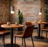 KOLISA 1 LIGHT TRAVERTINE GREY PENDANT